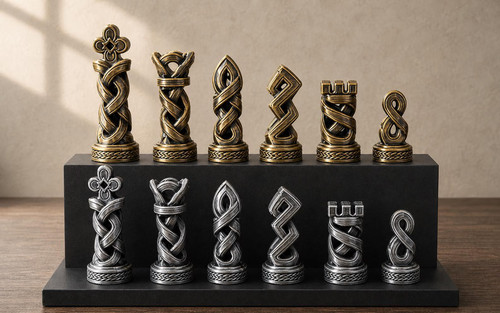 Knoten schachfigurenset - knoten-schachfigurenset, –
