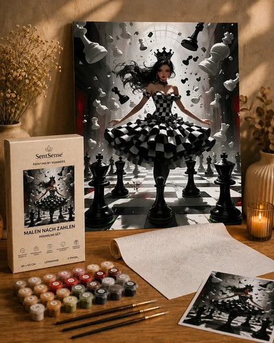Malen nach zahlen - nach, „chess