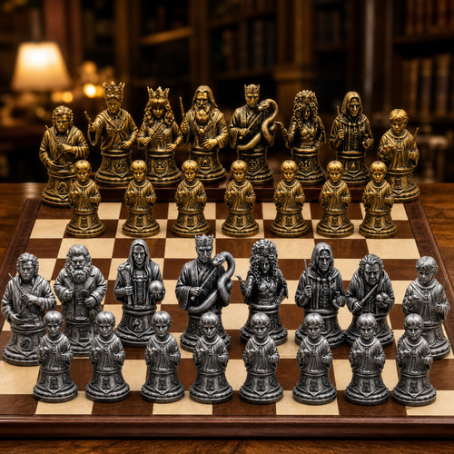 Schachfiguren set nach art - schachfiguren-set,
